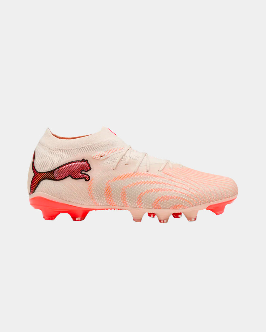 Chuteiras Puma Future 9 Pro FG/AG Bege/Laranja Puma 