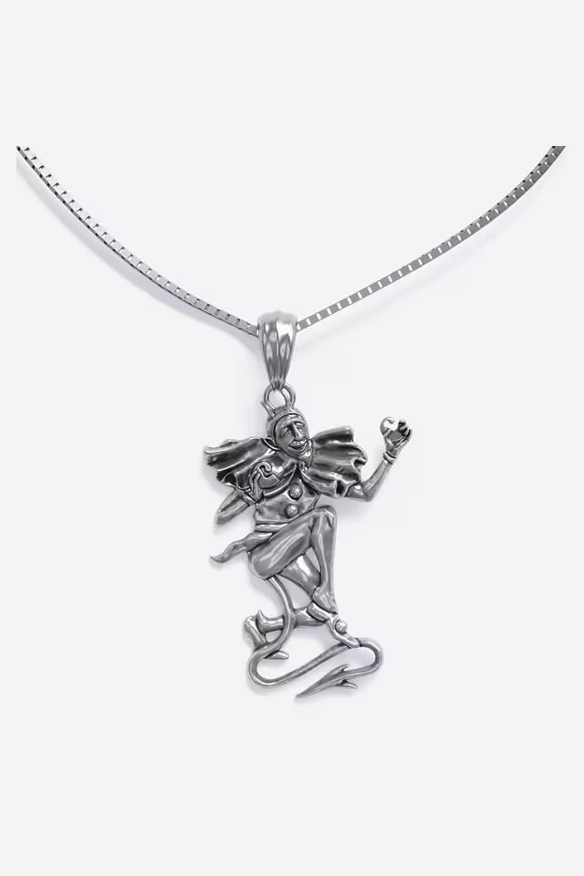 Colar de Prata Carhartt WIP Playing Cards Pendant Cinza Carhartt 