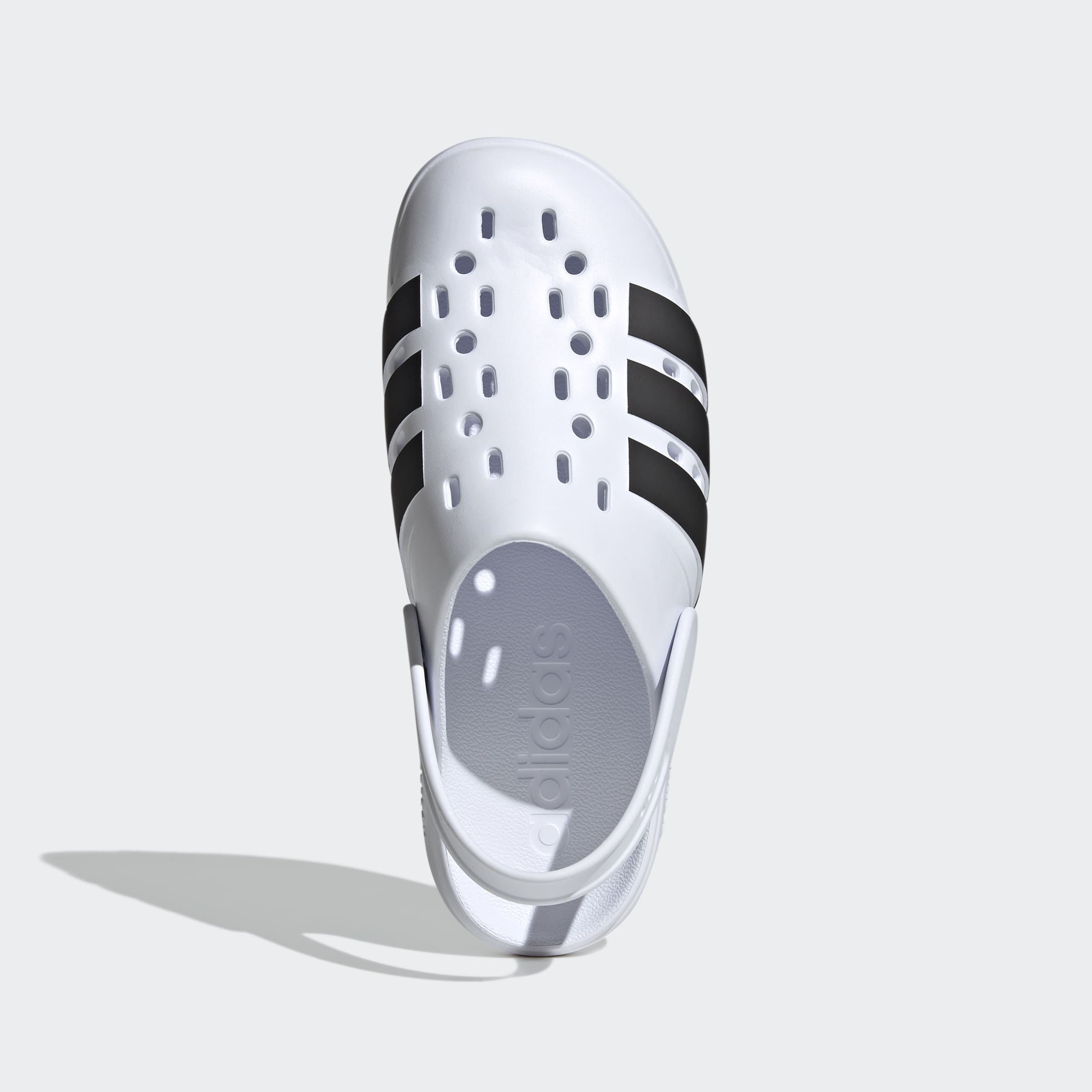 Crocks Adidas Adilette Unissexo Brancos/Pretos Adidas 
