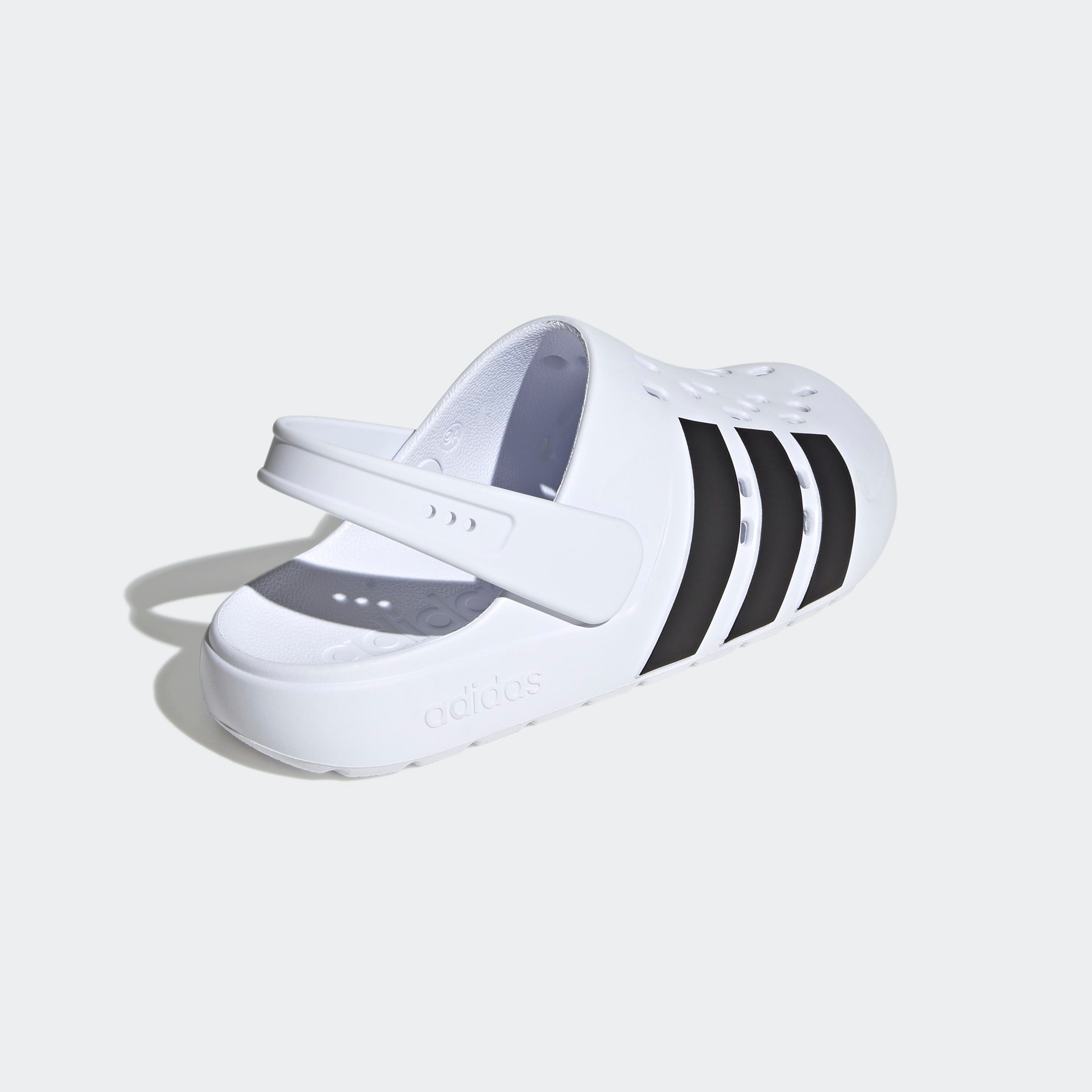 Crocks Adidas Adilette Unissexo Brancos/Pretos Adidas 