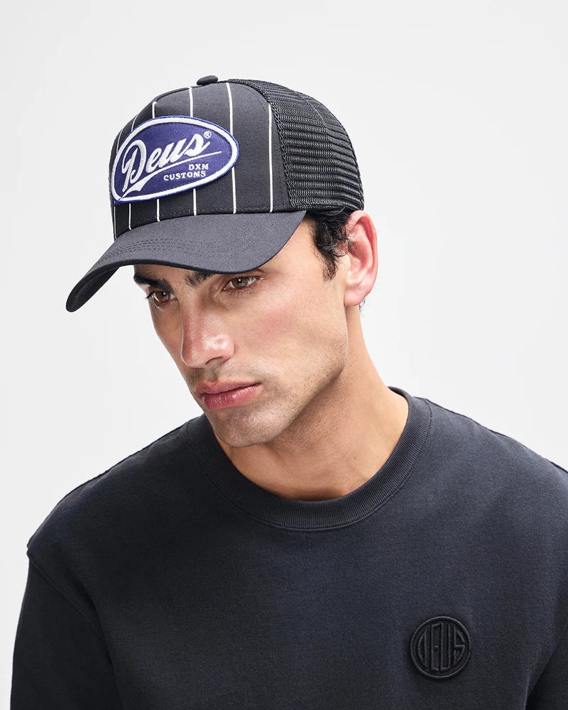 Boné Deus Ex Machine Forecourt Trucker Preto Deus Ex Machina 