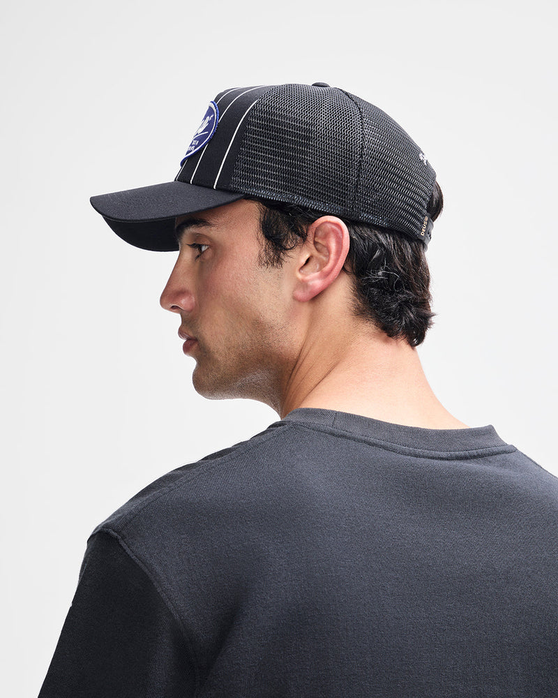 Boné Deus Ex Machine Forecourt Trucker Preto Deus Ex Machina 