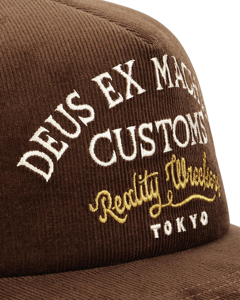 Boné Trucker Deus Ex Machina Marsden Castanho Deus Ex Machina 