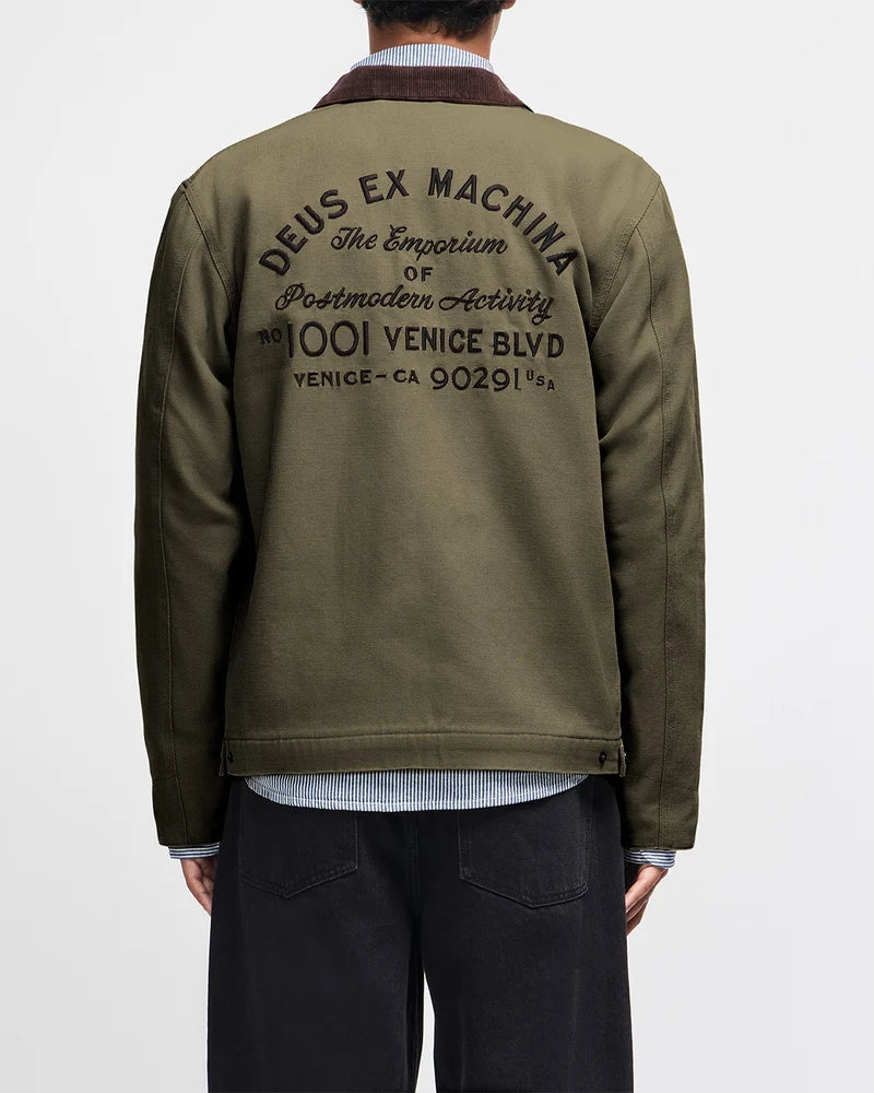 Casaco Homem Deus Ex Machina Address Verde/Castanho Deus Ex Machina 