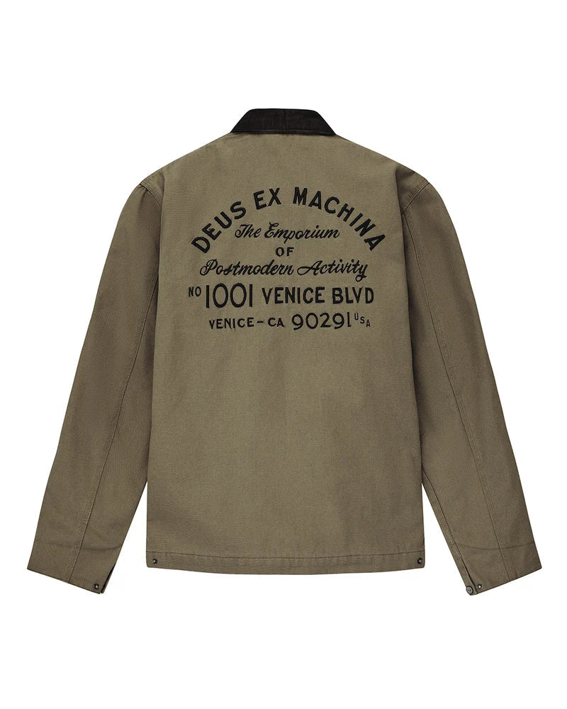 Casaco Homem Deus Ex Machina Address Verde/Castanho Deus Ex Machina 