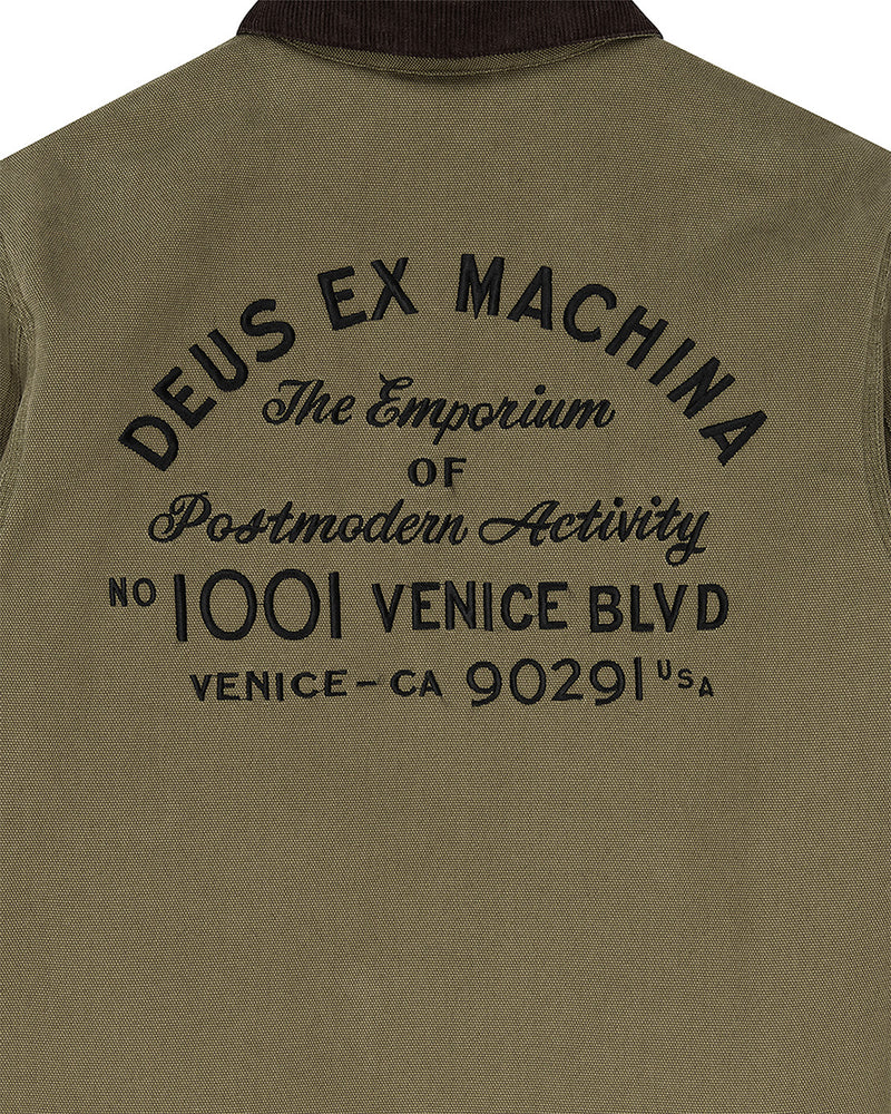 Casaco Homem Deus Ex Machina Address Verde/Castanho Deus Ex Machina 