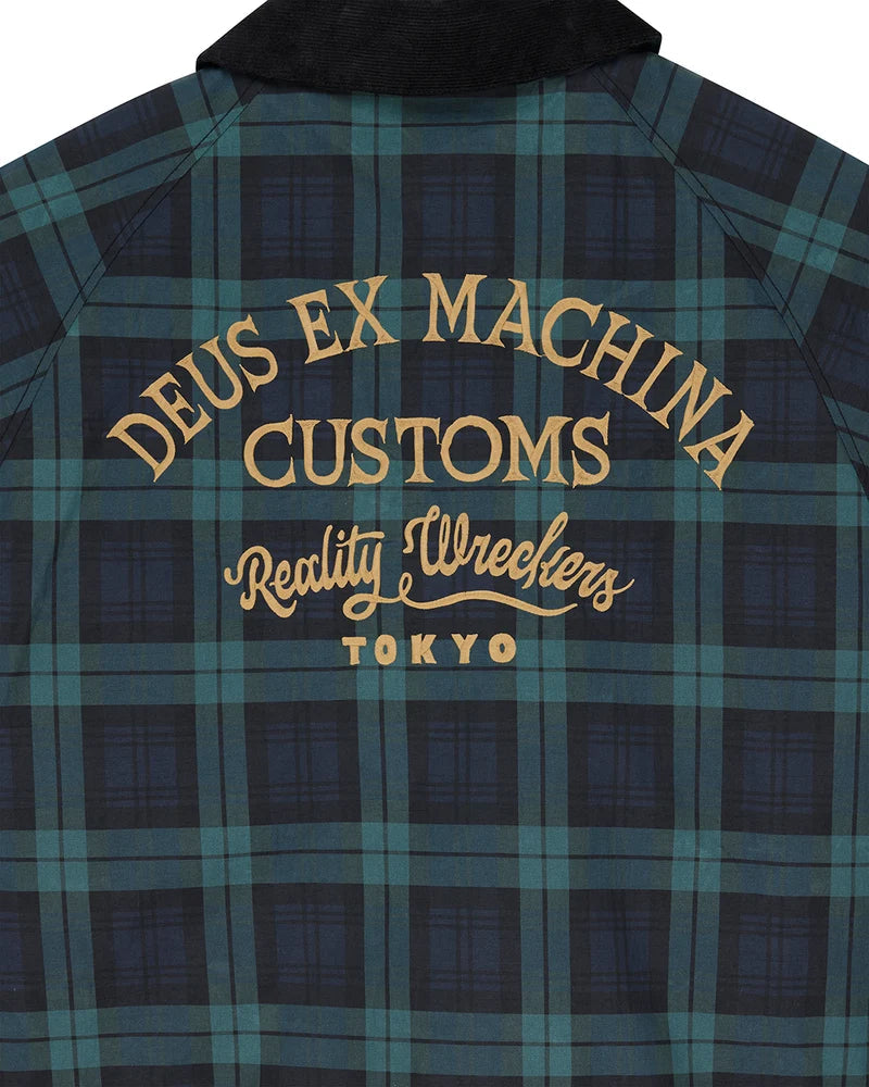 Casaco Homem Deus Ex Machina Marsden Marinho/Verde Deus Ex Machina 