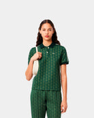 Lacoste Polo Monograma Verde DF3364ICL