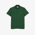 Lacoste Short Sleeved Ribbed Collar Shirt Verde Lacoste 