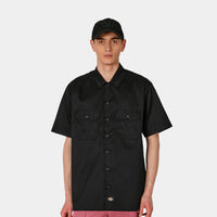 Camisa Manga Curta Homem Dickies Work Preta