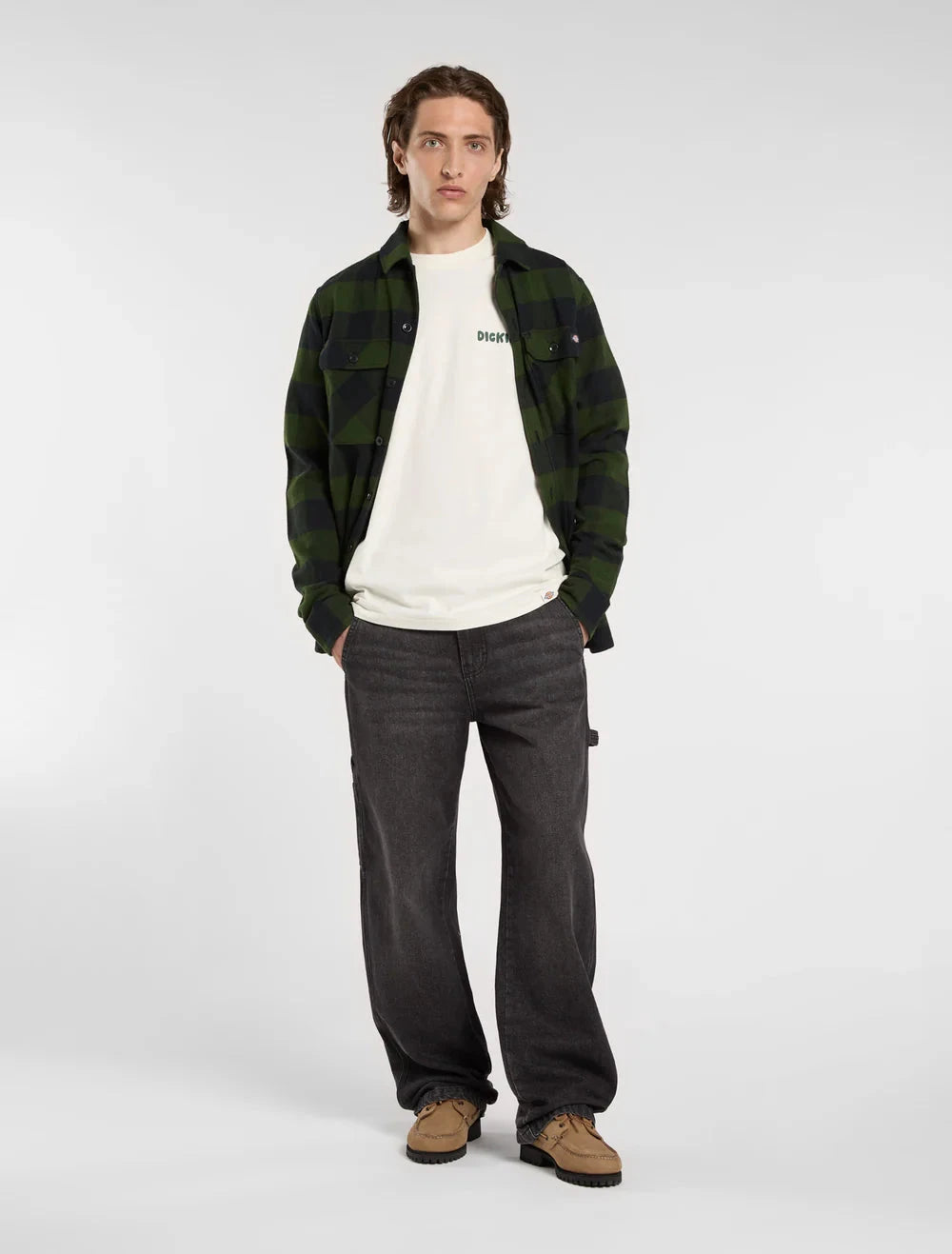 Dickies T-Shirt Gordonsville Bege/Verde Dickies 