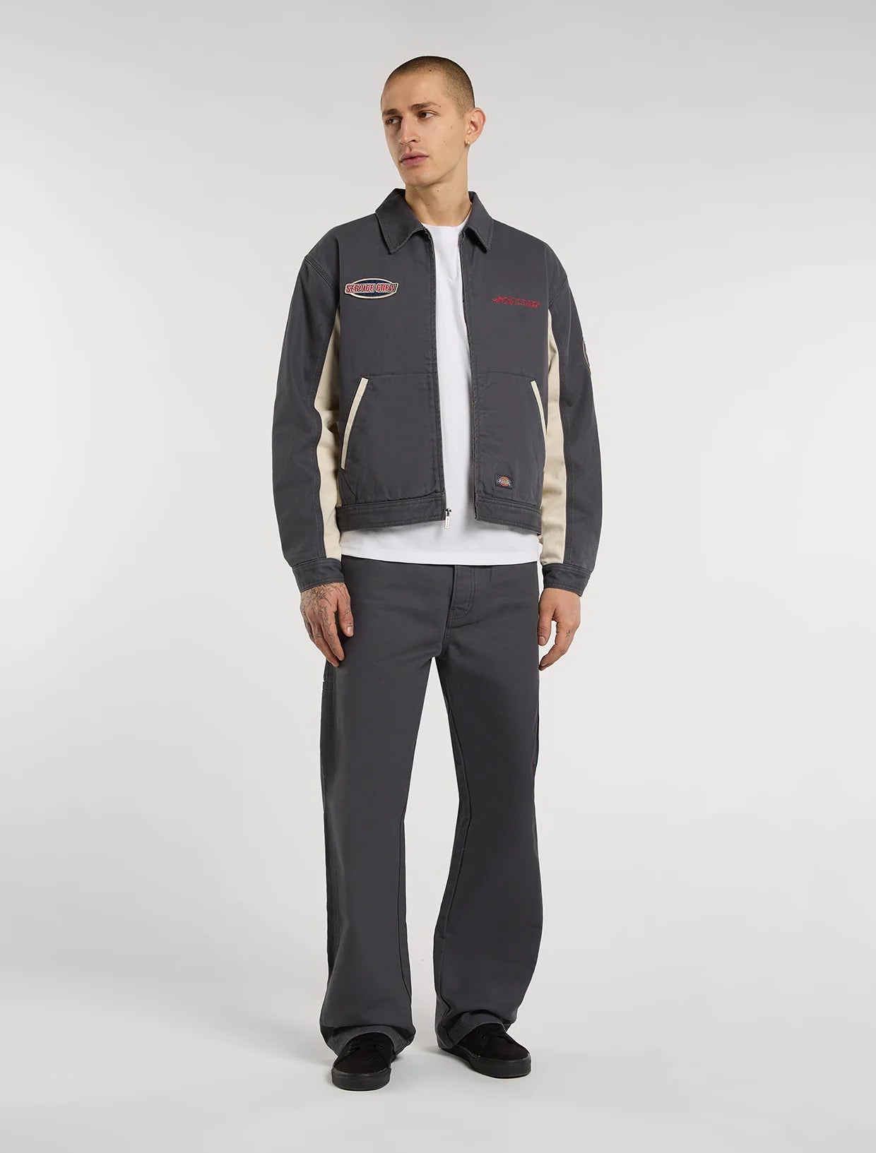 T-shirt Dickies Nashport Pit Crew Branco Dickies 