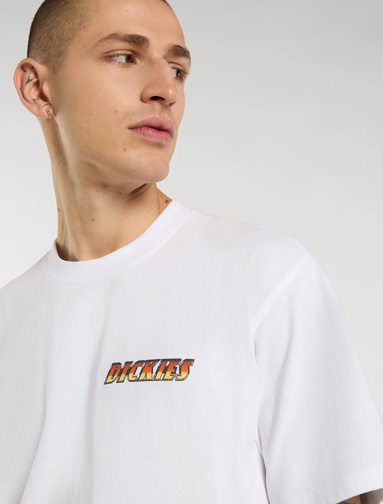 T-shirt Dickies Nashport Pit Crew Branco Dickies 