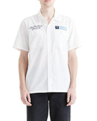 Deus Ex Machina Camisa Forecourt Vintage Branca Deus Ex Machina 