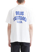 Deus Ex Machina Camisa Forecourt Vintage Branca Deus Ex Machina 