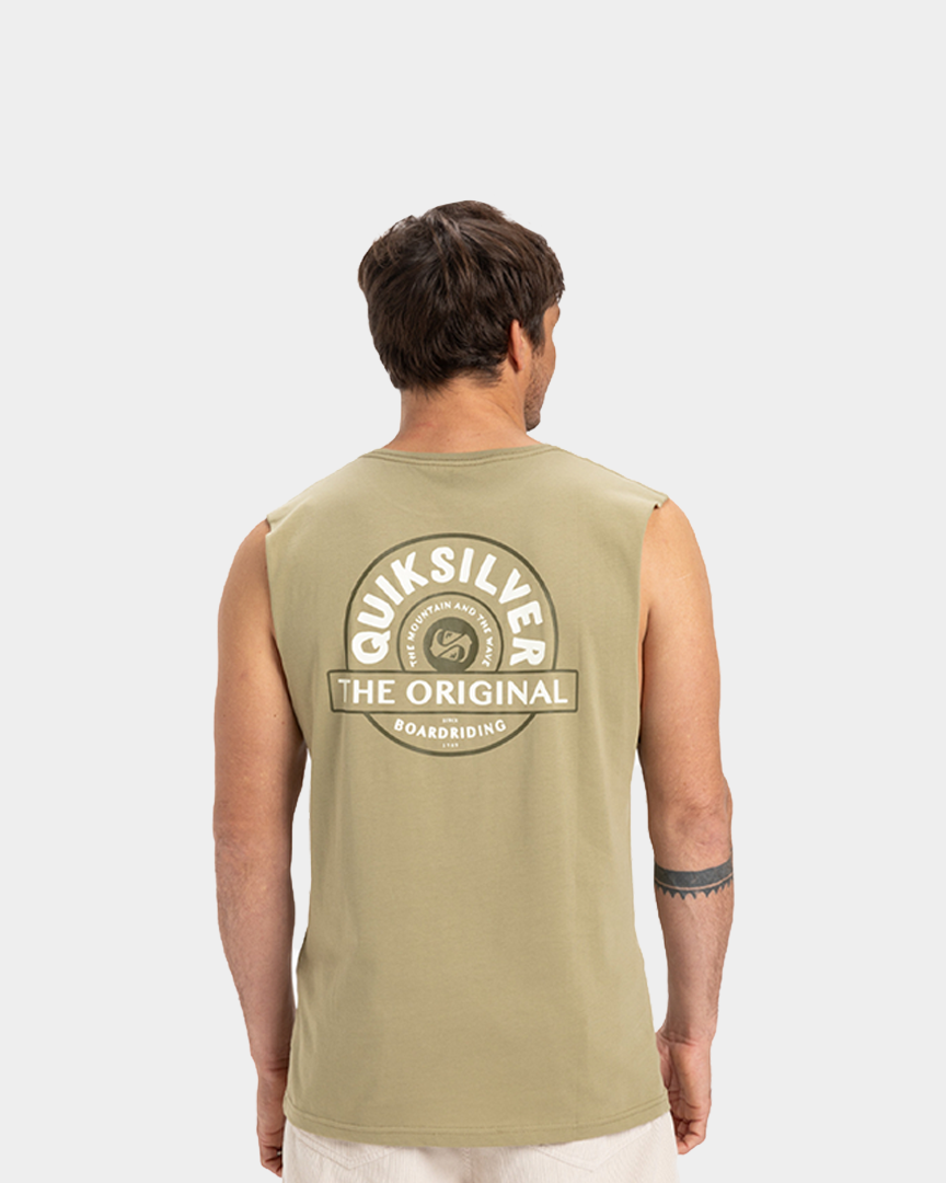 Quiksilver T-shirt Road Muscle Verde EQYZT08029TMZ0