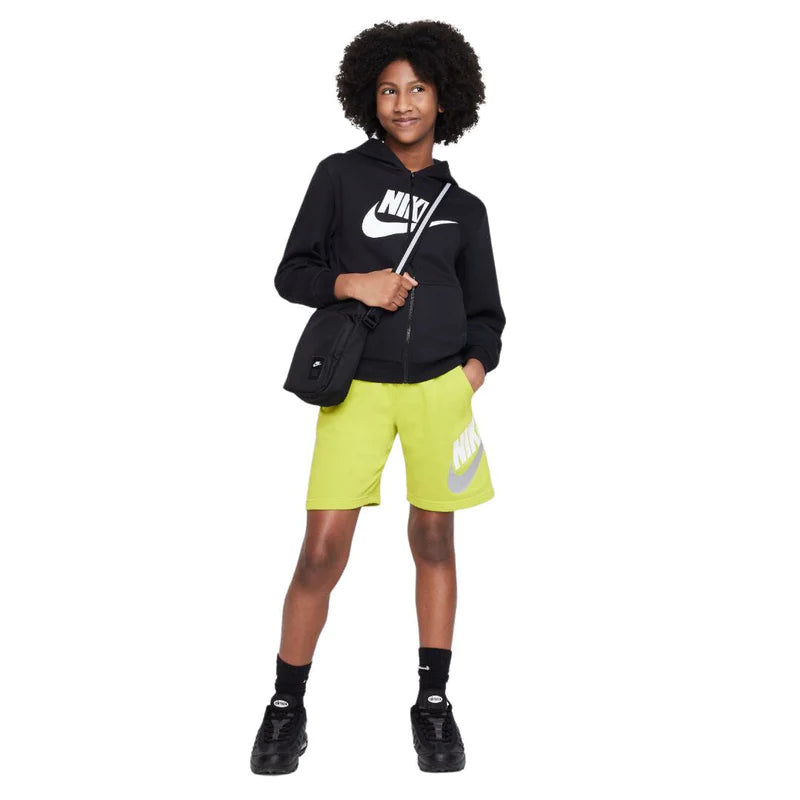 Nike Casaco Sportswear Club Fleece Júnior Preto Nike