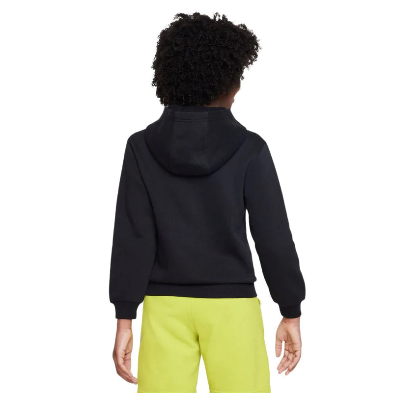 Nike Casaco Sportswear Club Fleece Júnior Preto Nike