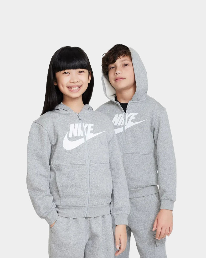 Nike Casaco Sportswear Club Fleece JR Cinza FD2990063