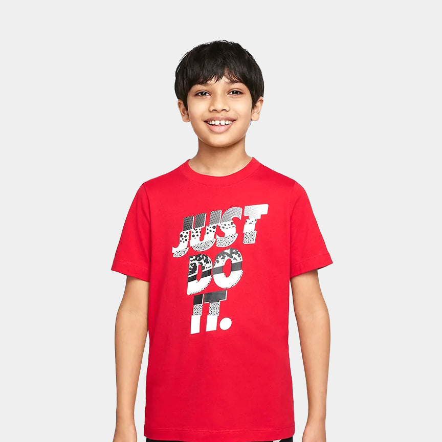 Nike Sportswear T-Shirt Big Kids Vermelha 