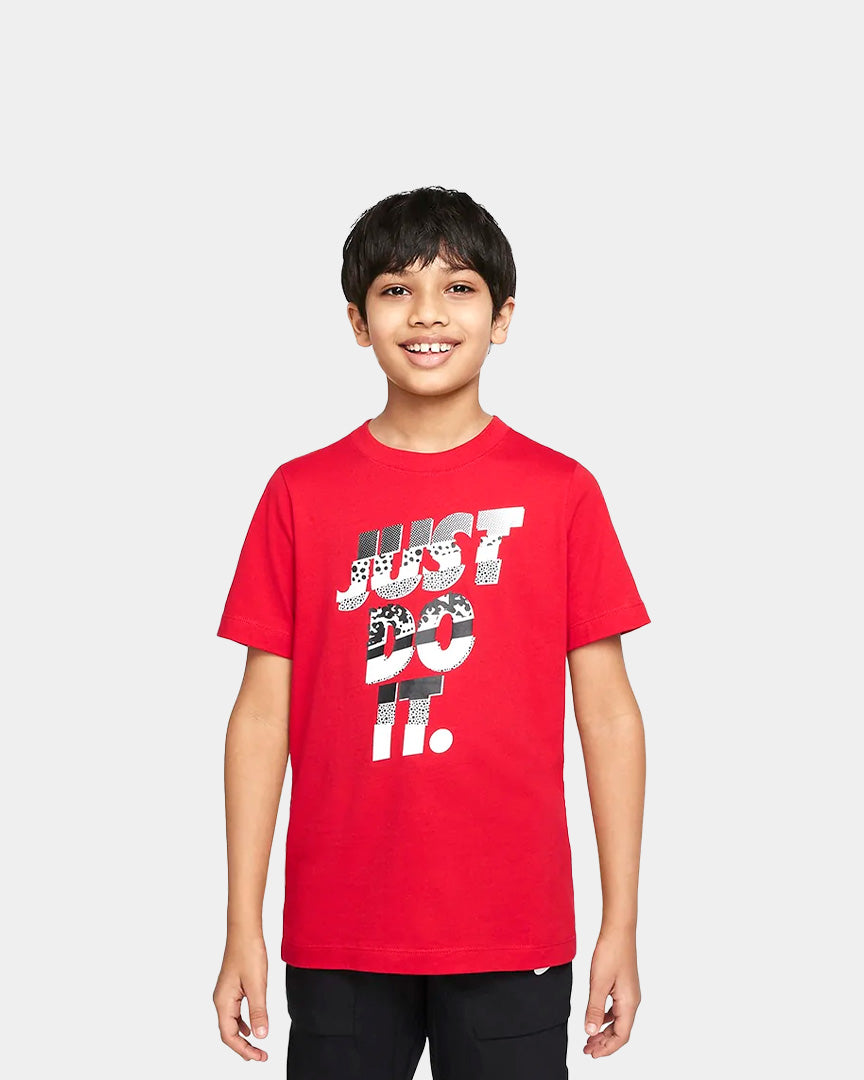 Nike Sportswear T-Shirt Big Kids Vermelha 