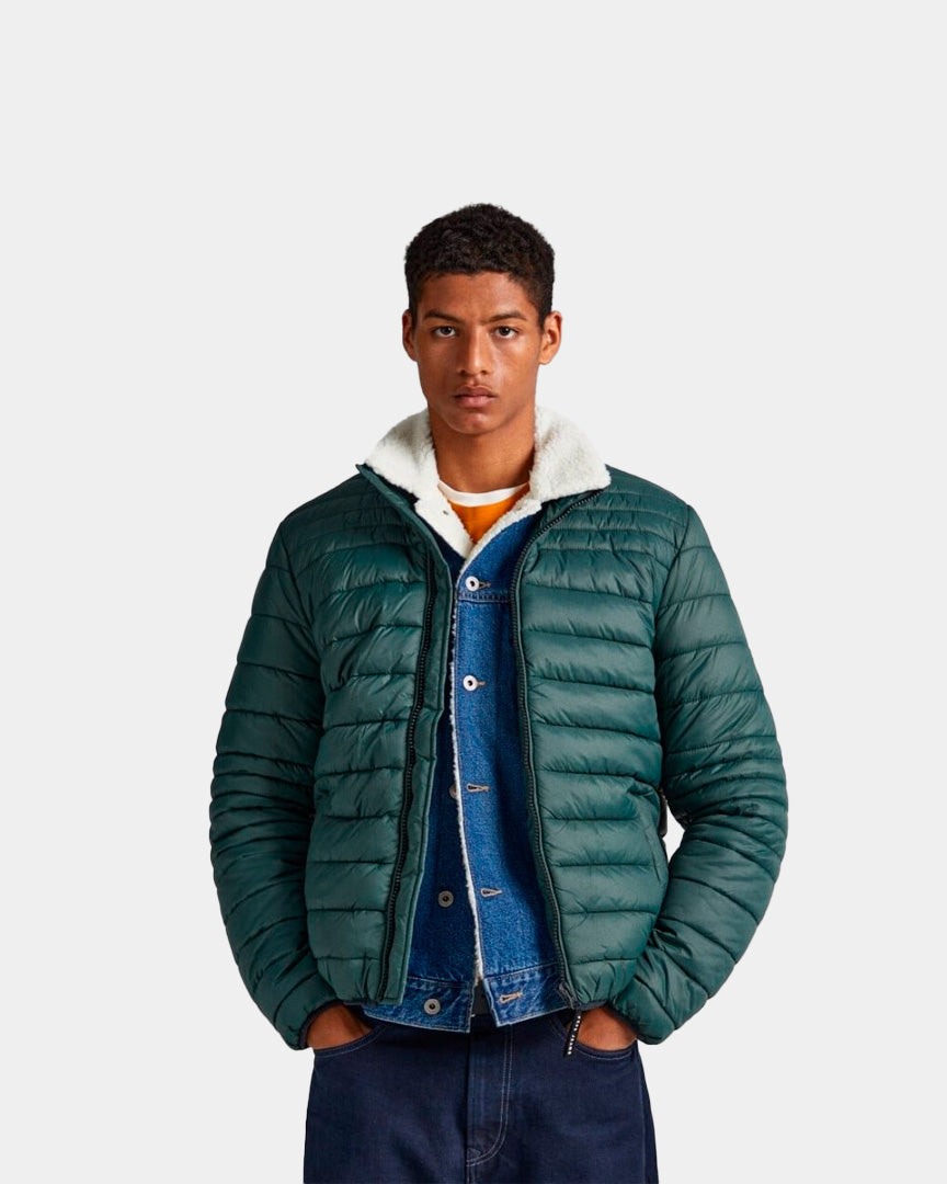 Pepe Jeans Green Padded Jacket