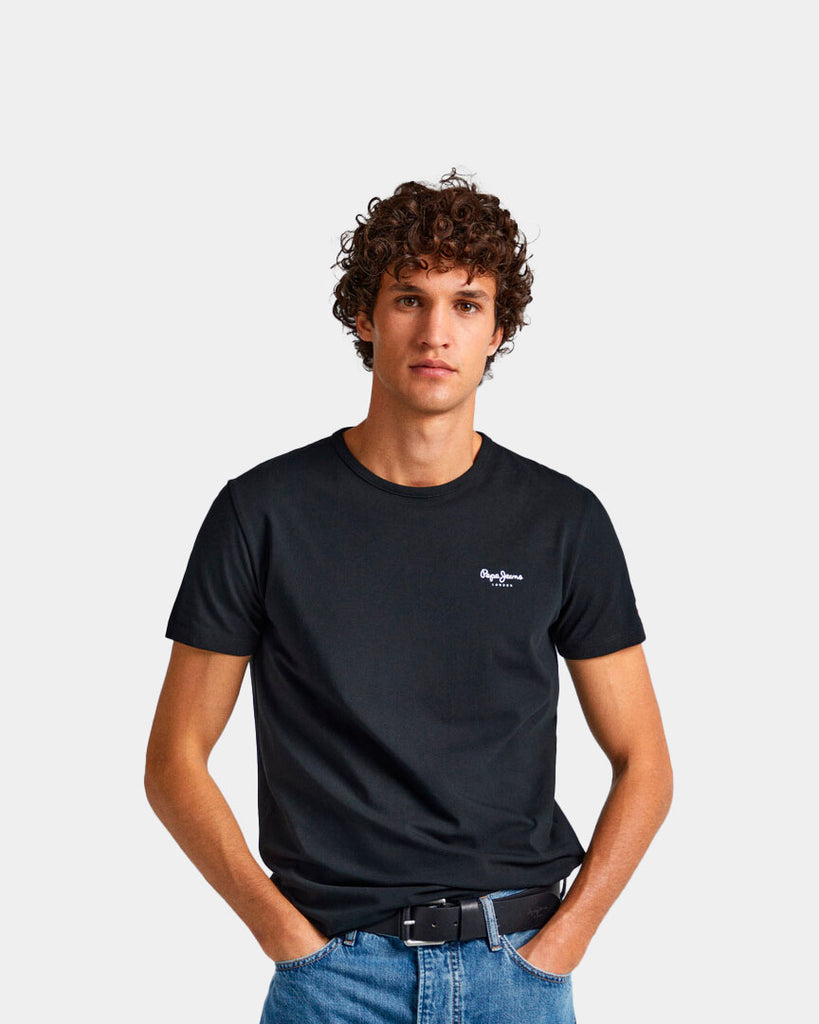 T-Shirt Pepe Jeans Preta PM508212999