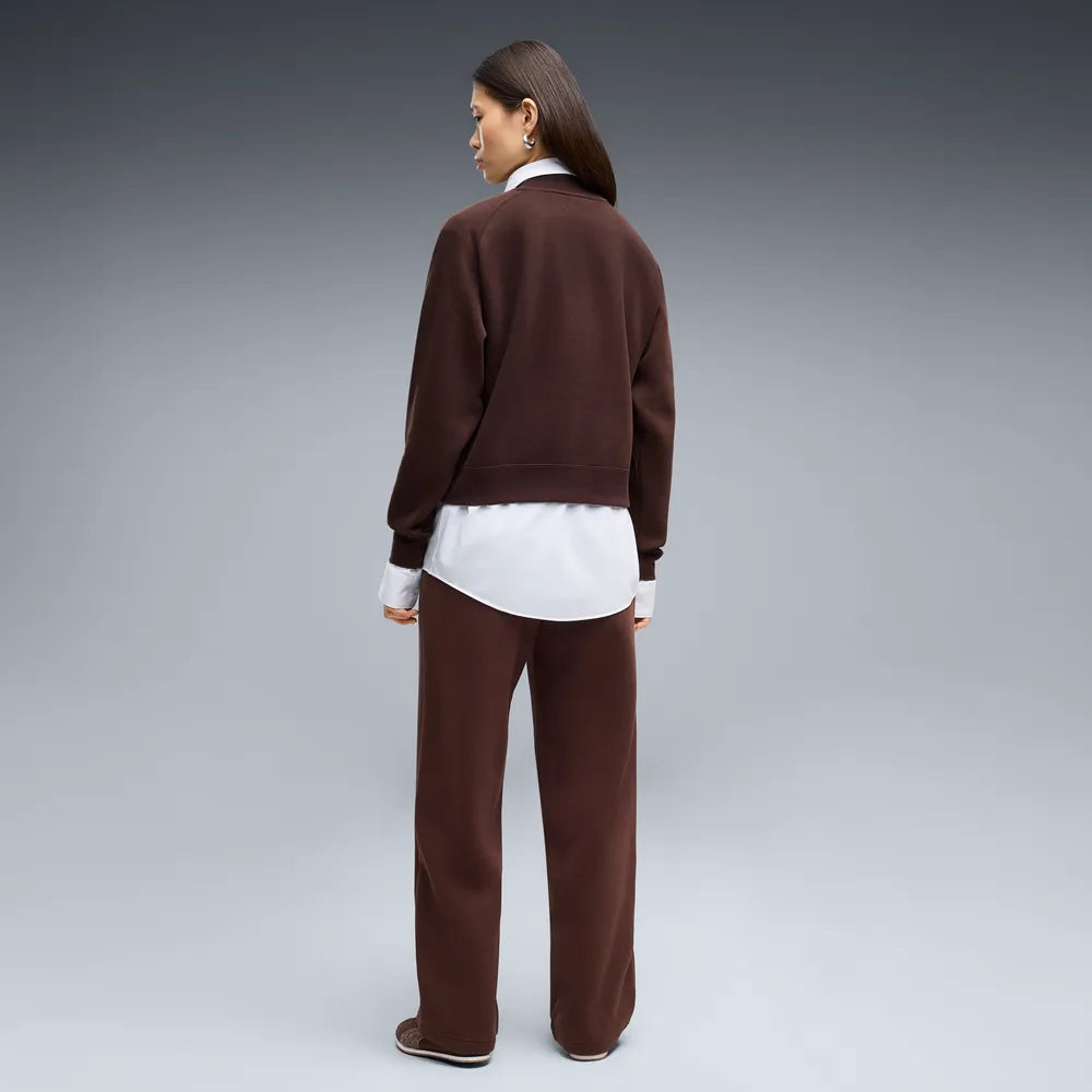 Fato de Treino Mulher Puma Loungewear Cardado Castanho Puma 