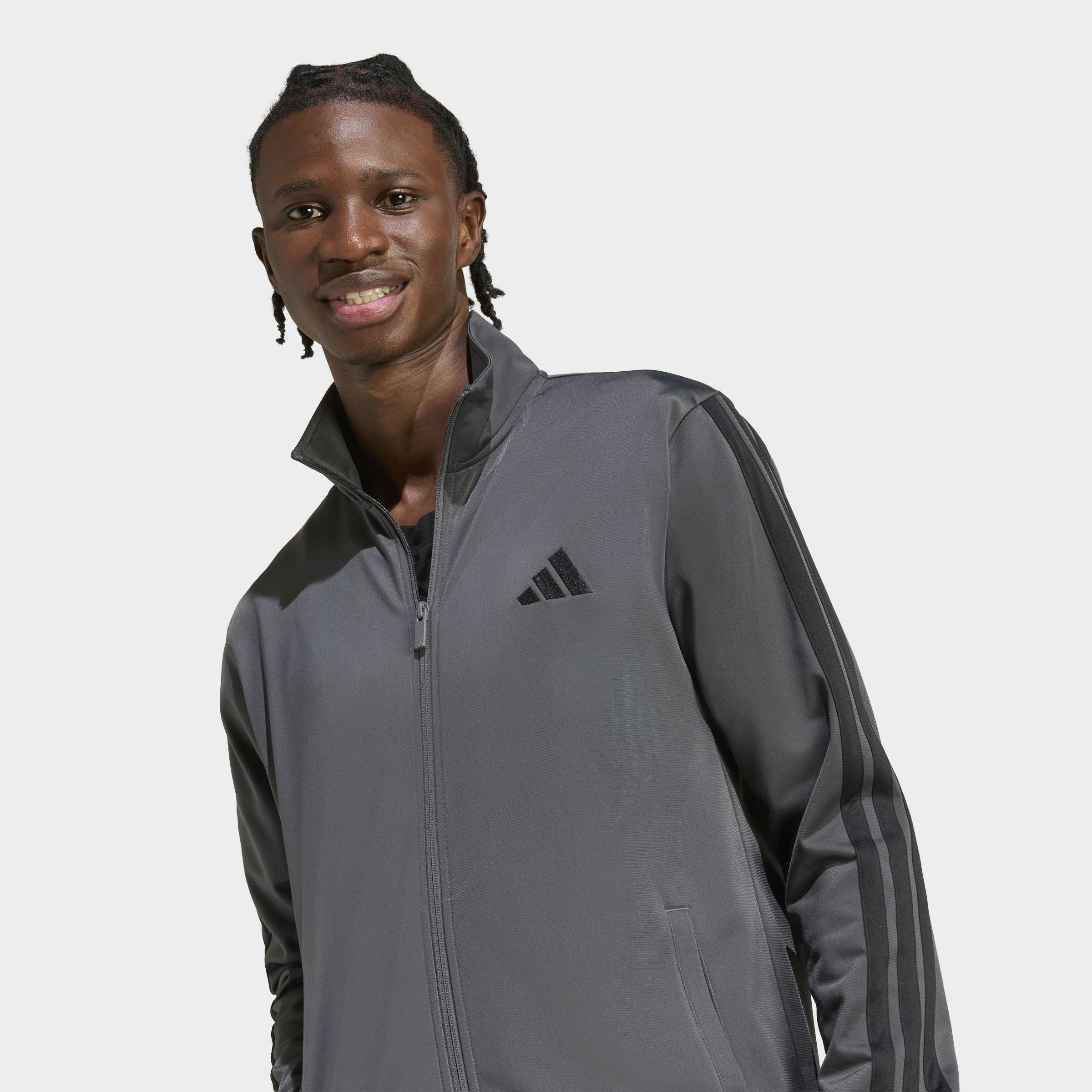 Fato de Treino de Homem Adidas 3S Dayready Cinza Adidas 