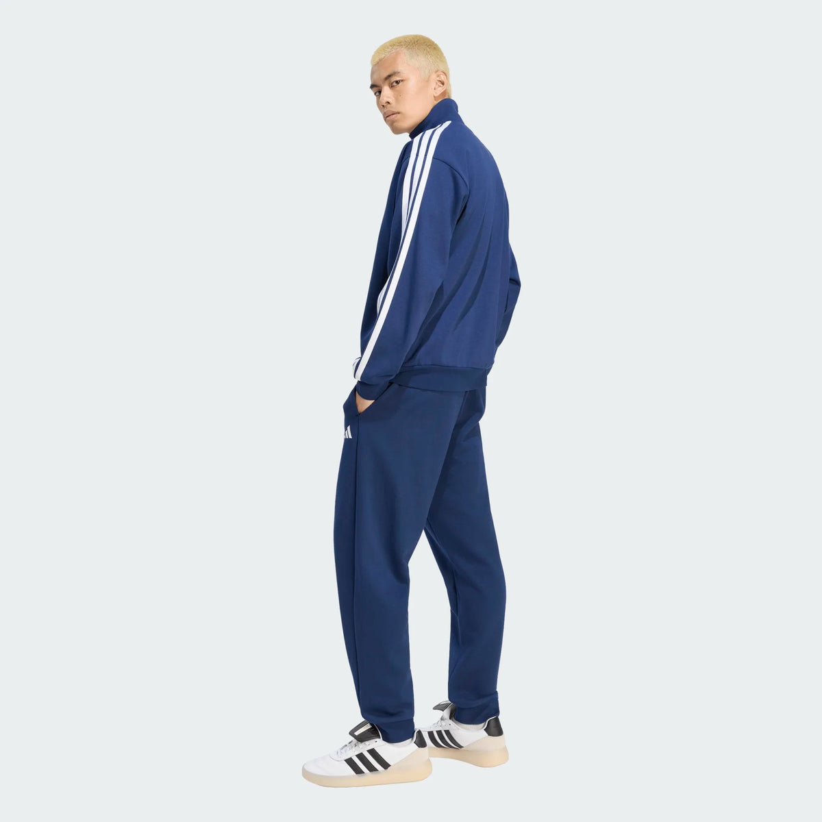 Fato de Treino de Homem Adidas 3 S-Stripes Marinho Adidas 