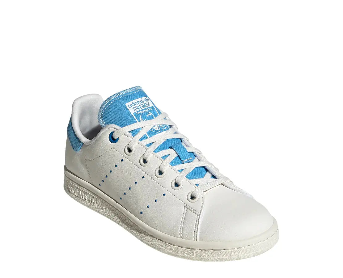 Adidas Stan Smith J Branca/Azul Adidas
