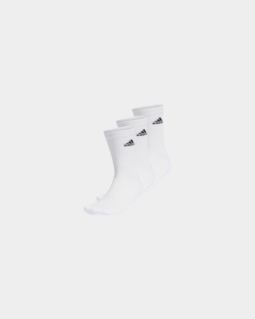 Adidas Meias Crew 3P Brancas HT3446