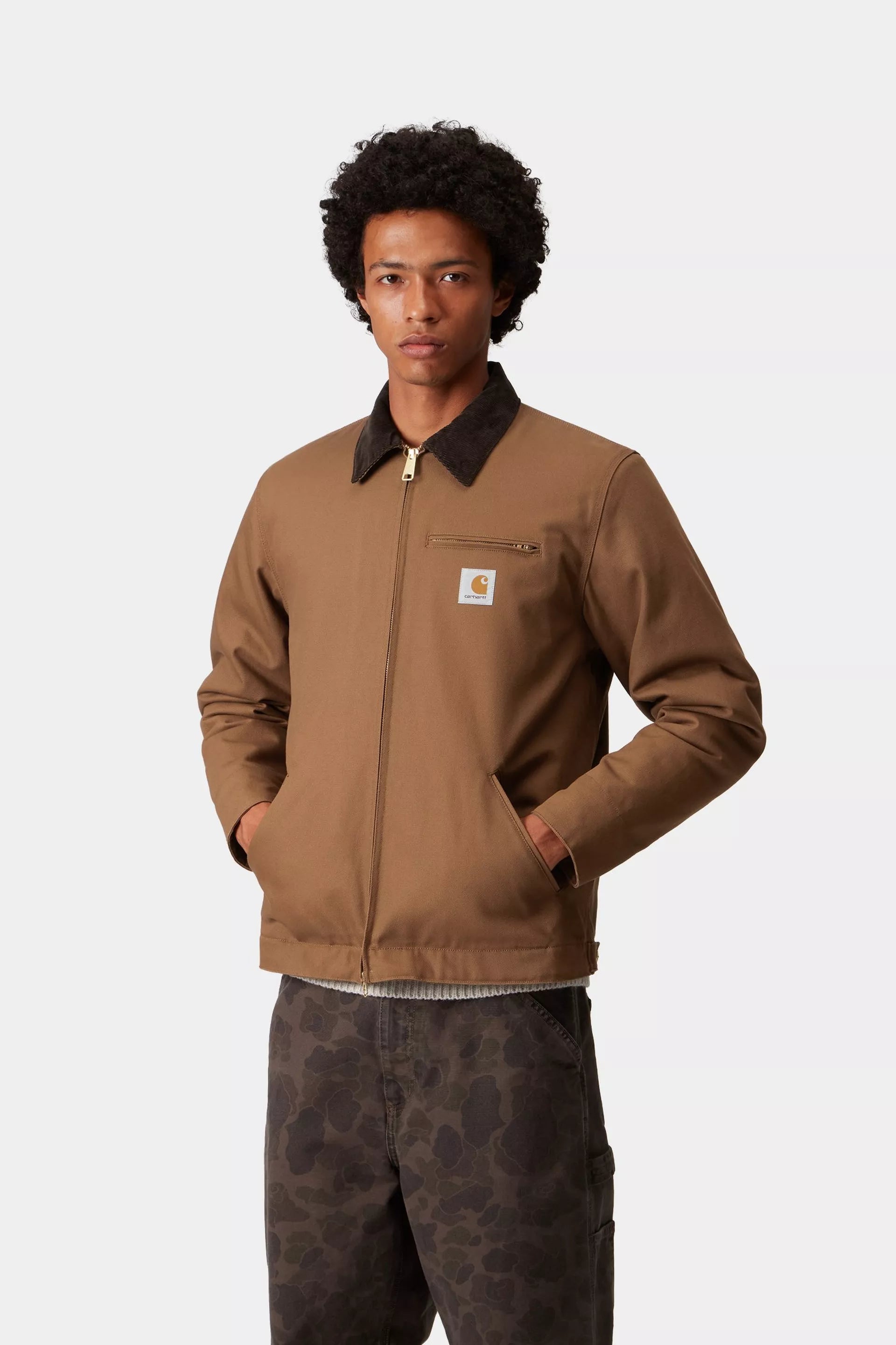 Carhartt Wip Casaco Detroit Camel/Castanho Dickies 