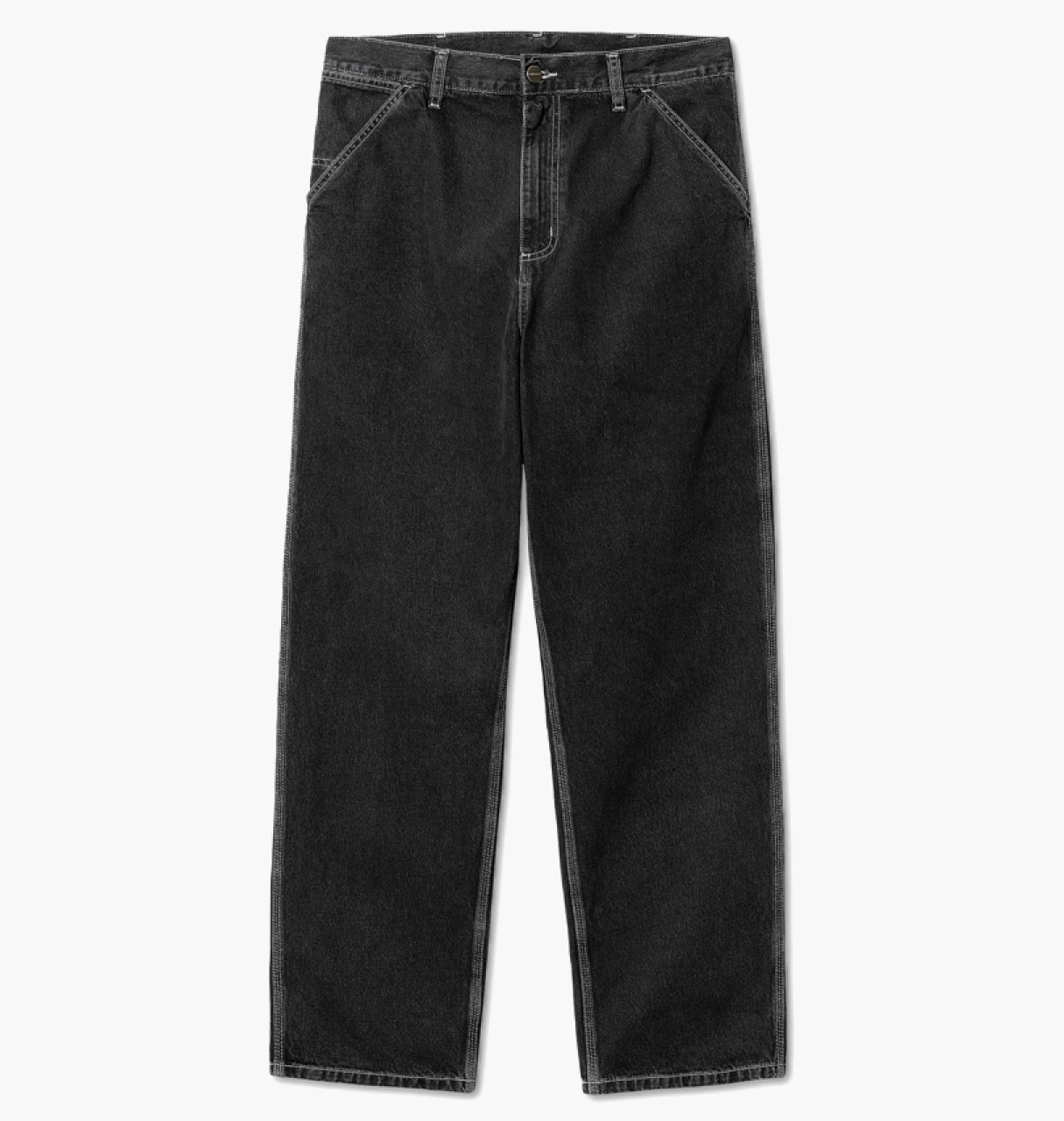 Carhartt WIP Simple Calças de Ganga Preta Carhartt 