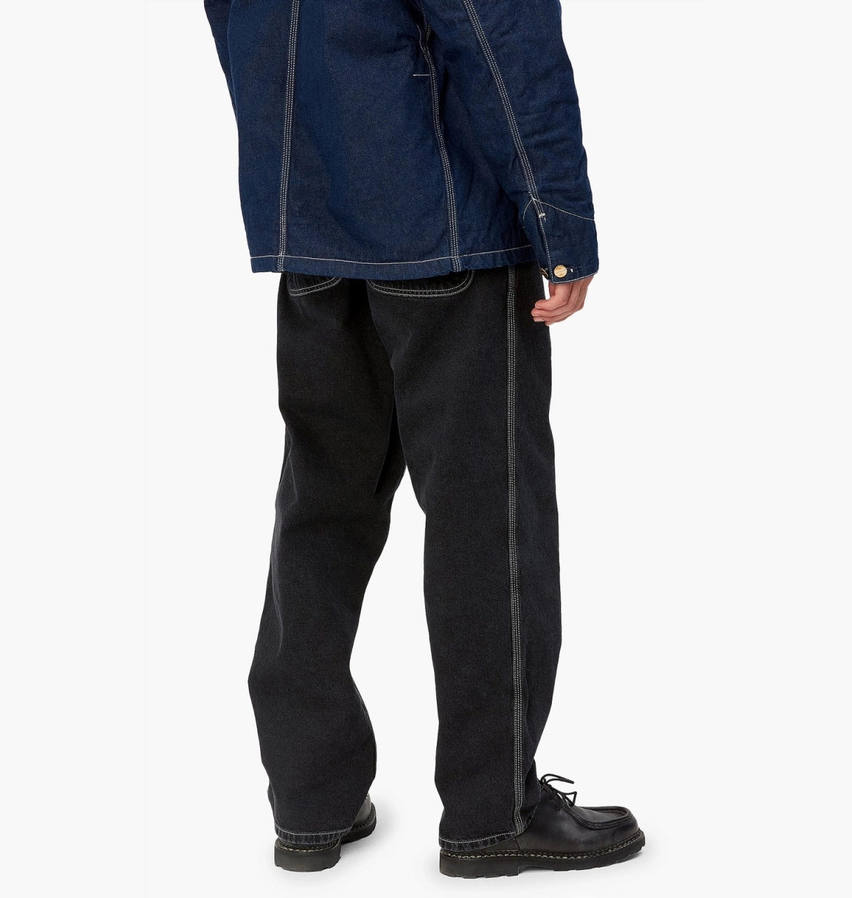 Carhartt WIP Simple Calças de Ganga Preta Carhartt