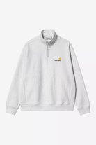 Carhartt WIP Camisola American Script Meio-Fecho Cinza Carhartt 