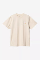 Carhartt WIP T-Shirt American Script Bege Carhartt 
