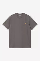 Carhartt WIP T-Shirt American Script Cinzento Escuro Carhartt 
