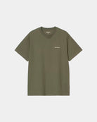 T-Shirt Carhartt WIP Script Embroidery Verde I0304353LUXX
