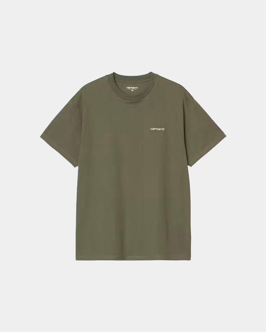 T-Shirt Carhartt WIP Script Embroidery Verde I0304353LUXX