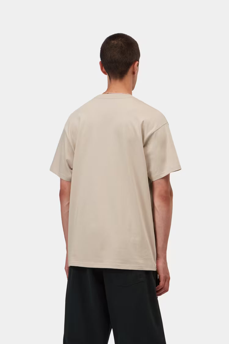 T-Shirt Carhartt WIP Script Embroidery Homem Bege Carhartt 
