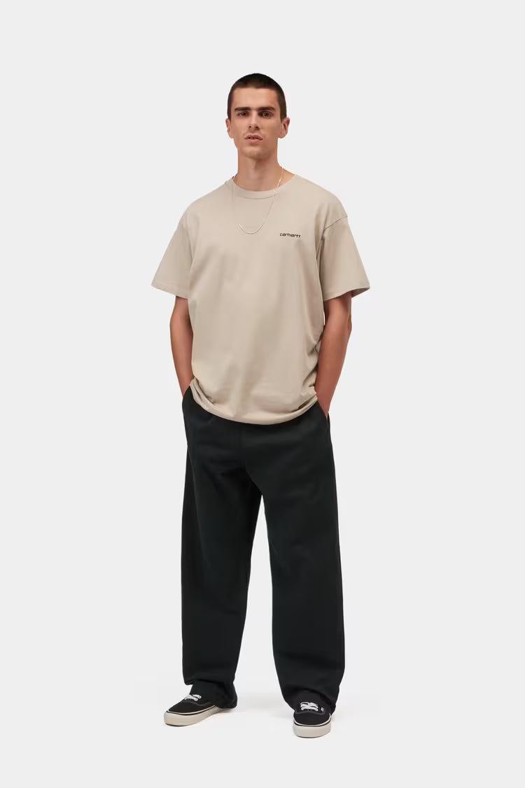 T-Shirt Carhartt WIP Script Embroidery Homem Bege Carhartt 