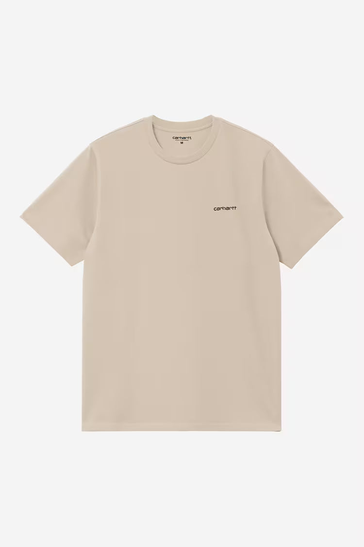 T-Shirt Carhartt WIP Script Embroidery Homem Bege Carhartt 