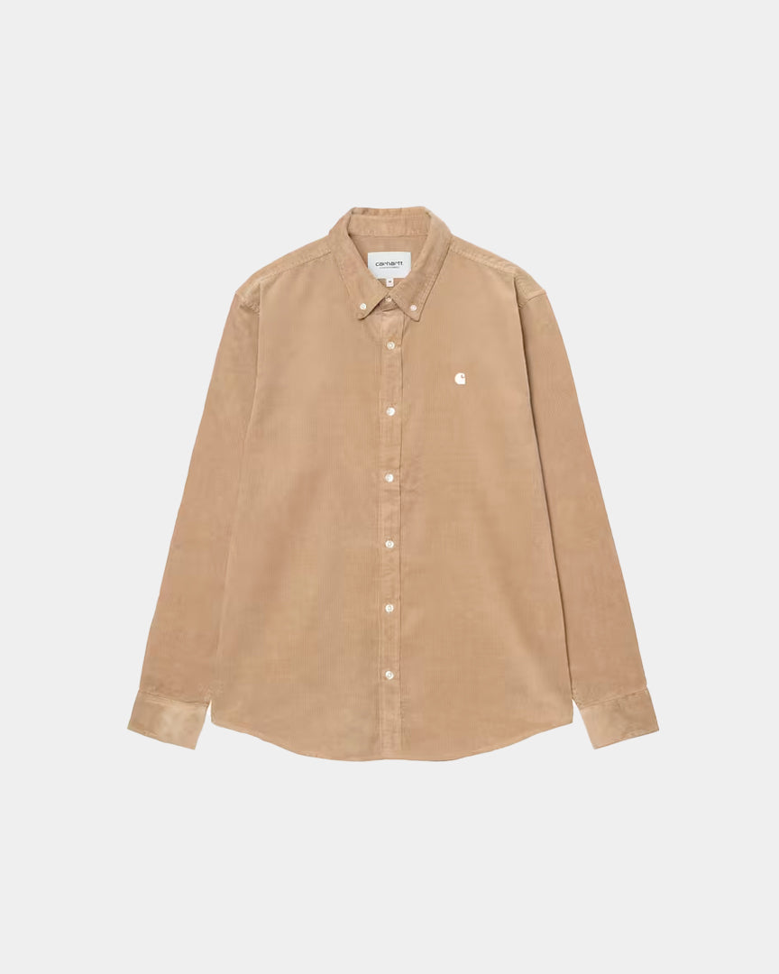 Camisa Carhartt WIP Madison Fine Cord Bege I030580.3MEXX