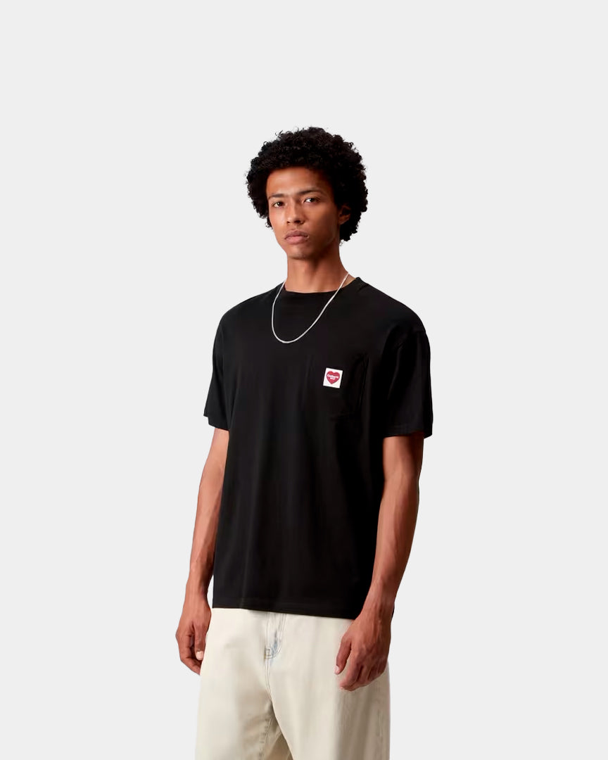 Carhartt WIP T-shirt Pocket Heart Preto Carhartt 