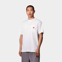 T-shirt Carhartt WIP Pocket Heart Branca