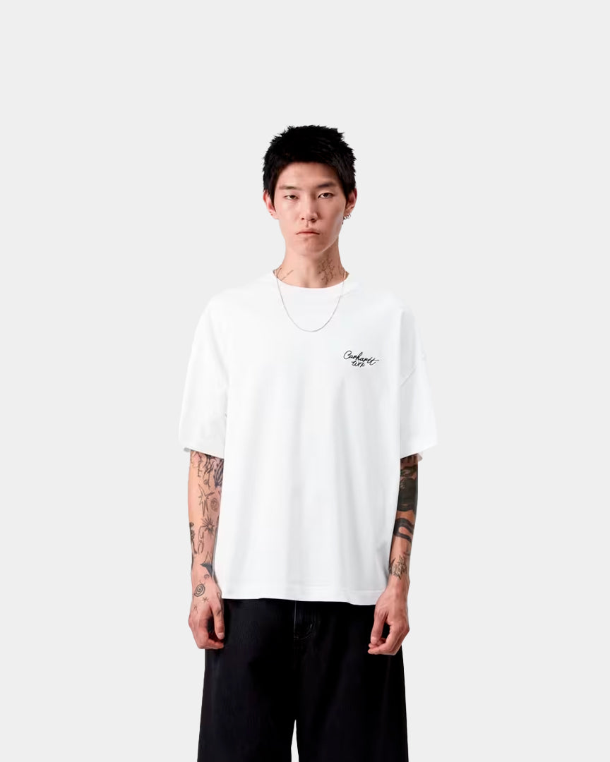 Carhartt WIP T-Shirt Signature Branca I03382800AXX