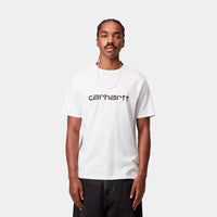 T-Shirt Carhartt WIP S/S Script Branca/Preta