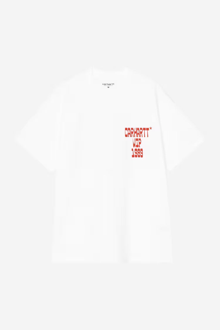 T-shirt Carhartt WIP Blocks Branca Carhartt 