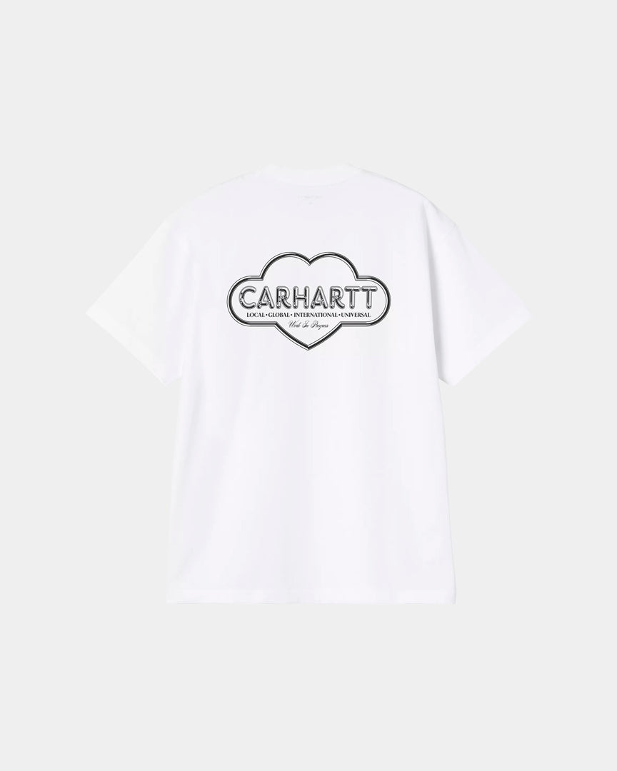 T-shirt Homem Carhartt WIP Could Heart Branca Carhartt 